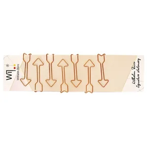 Arrow clip set 50mm "WB" /WB212/ 7 pcs on blister, rose gold (1/40)