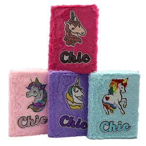 Fluffy notebook 13*19/60 "JO" /21903-2/ "Unicorn" == 70g, mix (1/24/144)
