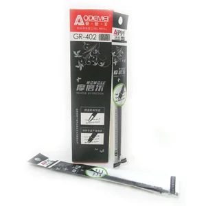 Gel rod "AODEMEI" /GR-402-BK/ erasable, needle. 0.5mm black, 126mm (20/240)