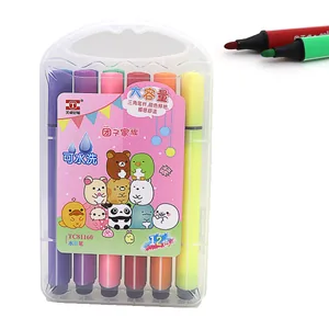 Felt-tip pens "TIZO" 12 pcs. /TC81160-12/ triangular, layer. a box of pens. (1/12)