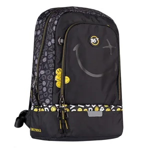 Backpack "YES" /552274/ TS-79 "Smiley World.Black&Yellow", black (1/10)