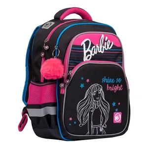 Backpack "YES" /558792/ S-40 "Barbie", black/crimson (1/16)