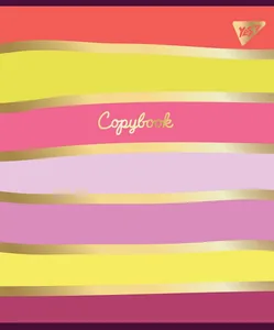 Student's notebook "YES" 18 sheets # /765178/ "Be luxurious" soft-touch + gold foil (10/200)