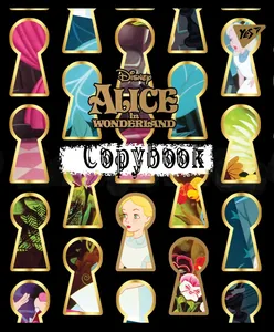 Student's notebook "YES" 12 sheets # /764214/ "ALICE" mat. VDL+soft-touch+gold foil (10/250)