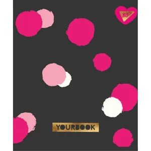 Student's notebook "YES" 48 sheets # /764353/ "ART WAVE" mat. VDL+ Panton 806C+gold foil+soft touch (5/100)