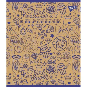 Student's notebook "YES" 48 sheets # /765124/ "Tattoo" kraft, white (5/100)