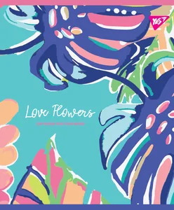 Student's notebook "YES" 24 sheets # /764305/ "BEAUTIFUL" mat. VDL+soft-touch+glitter (10/160)