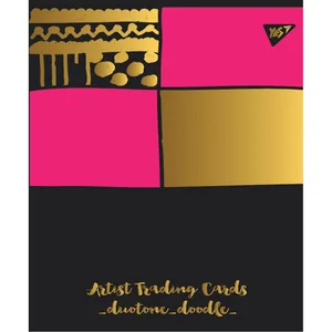 Student's notebook "YES" 24 sheets # /764306/ "DUO TONE" mat. VDL+ Panton 806C+gold foil+soft-touch (10/160)