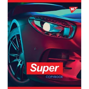 Student's notebook "YES" 48 sheets # /764346/ "SUPER CAR" iridium+UV.spl. (5/100)