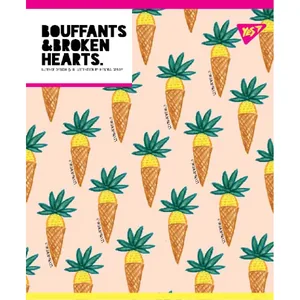 Student's notebook "YES" 96 sheets == /764424/ "BBF" mat. VDL+pantone+embossing (5/60)