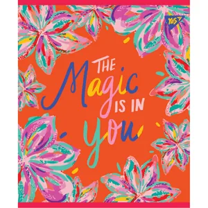Student's notebook "YES" 96 sheets # /764399/ "ETTA VEE NEON" neon+soft-touch (5/60)