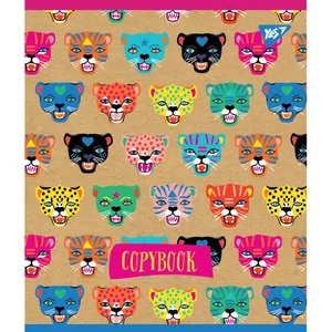 Student's notebook "YES" 48 sheets # /765122/ "Rainbow animal" kraft, white (5/100)