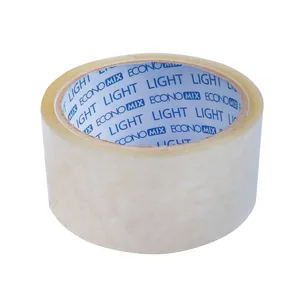 Packing tape "Economix Light" /E47801/ 45mm*50 yards (40μm) transparent (1/6/72)