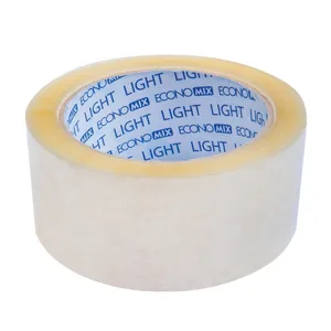 Packing tape "Economix Light" /E47815/ 45mm*100 yards (40μm) transparent (1/36)