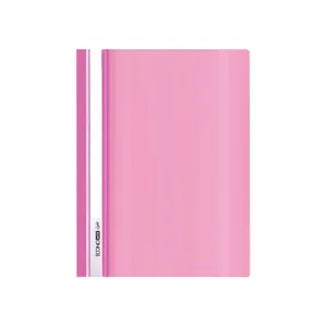 Speed ​​stapler pl. B/PERF "Economix Light" /E38503-09/ A4 pink, gloss, 90/110 μm (10)