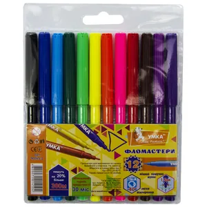 Markers "UMKA" 12 pcs. /FL45-3/ "Colormix" (1/12/192)