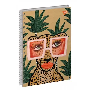 Notebook B5/120 # spiral "YES" /681566/ "BBH" Kraft, white (3/30)
