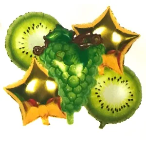 Foil ball "GB" /990385/ set of 5 pcs/pack, 15'(40 cm) Fruits