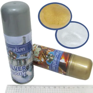 Aerosol-serpentine mix 2 types (gold + silver) "JO" /0246 #/ "Decoration" 85g