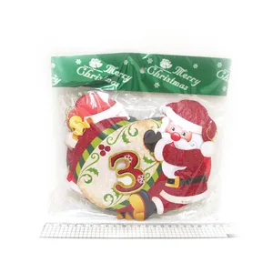 String garland "JO" /NY-7055 (9862)/ "Happy New Year" Santa 19 * 15cm, 2.15m (1/5)