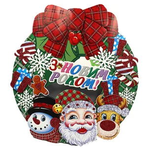 Poster "JO" /7807-3/ "Santa's Wreath" 39.5*39.5cm (1/10)