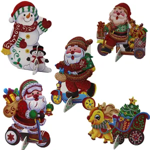New Year's decorations "JO" /KT2109/ "Christmas" 29*23cm (1/10)