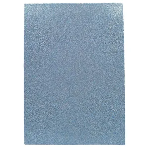 Flexica (foamiran) "JO" /17GLKA4-071/ EVA 1.7mm A4 GLITTER with glue "Blue" 10 pcs/pack (1/96)