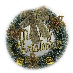 Christmas wreath "JO" /6527-P1-133/ "Merry Christmas" D30cm