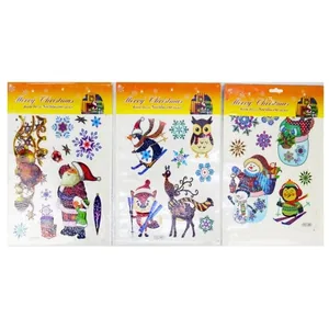 Window stickers "JO" /6527-P3-4/ "New Year" 21*33cm, (1/12)