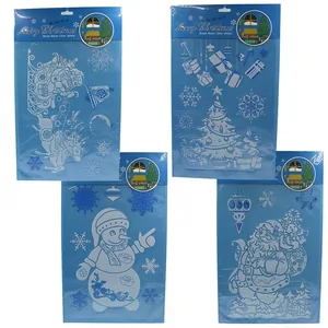 Window stickers "JO" /6527-P3-14/ "Santa" 23*38cm (1/12)