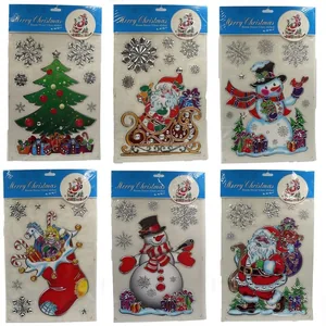 Window stickers "JO" /6527-P3-11/ "Santa" 23*38cm, (1/12)