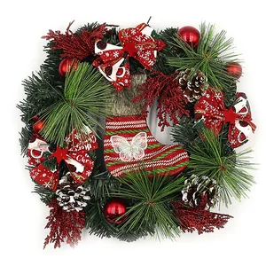 Christmas wreath "JO" /LX21B109/ "Christmas" D30cm