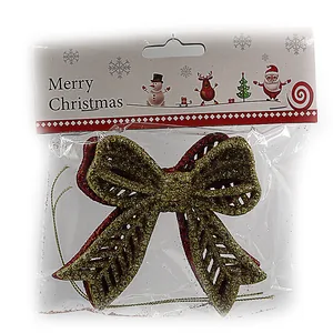 Christmas tree decorations "JO" /6527-P2-73/ "Bow" (1/600)