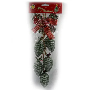 Christmas tree decorations "JO" /6527-163/ "Cones" (1/260)
