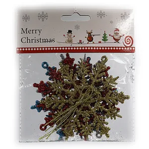 Christmas tree decorations "JO" /6527-P2-65/ "Snowflake" (1/800)
