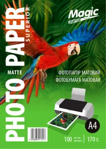 Фотопапір "Magic"  A4 матовий  170 г (100 арк. ) Superior /7017/