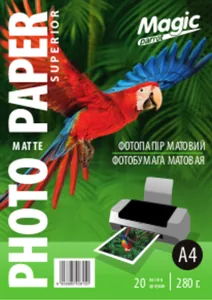Фотопапір "Magic"  A4 матовий  280 г (20 арк. ) Superior /8150/