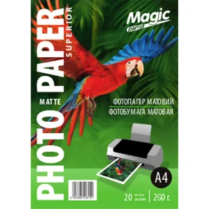 Фотопапір "Magic"  A4 глянець 260 г (20 арк. ) Superior /6026/