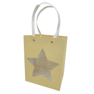 Gift package "Unison" /366L/ PREMIUM "Star" 44*31*12cm, with plastic handle, 210g, 4 dis. (12)