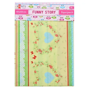Paper for wrapping gifts and decoupage "Santi" /952501/ Funny, 2 sheets. 40*60 cm (1/50/200)