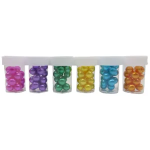Set for creativity /2302/ "Colored pearls 8mm" 6 colors*10g in a jar (12/1152)