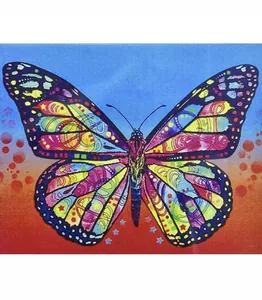 Diamond mosaic "JO" /GB72271/ "Butterfly" roll, 30*40cm