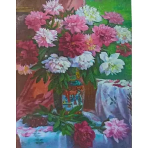 Diamond mosaic "JO" /GB70488/ "Flowers in a vase" roll, 30*40cm