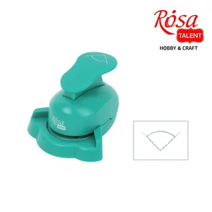Corner hole punch "ROSA Talent" /045/ "Pattern-17" 2.5 cm