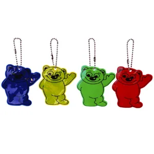 Reflective keychain "JO" /IMG_5501/ "Bear" (100)