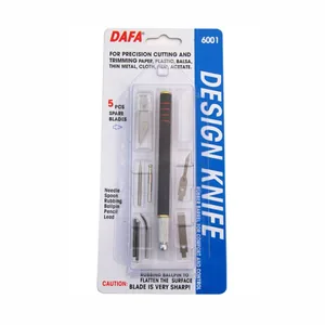Набір для моделювання "DAFA" /9416006001/381/ 6001: ніж макетний, 5 змінних лез + 7 насадок