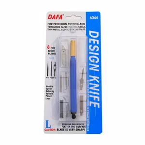Набір для моделювання "DAFA" /941606044/398/ 6044: ніж макетний, 8 змінних лез + 7 насадок