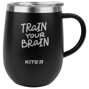 Thermal mug "Kite" /K22-378-01/ 360 ml black (1/16)