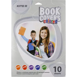 Плівка самоклеюча для книг "Kite" /K20-308/, 50*36 см, 10 шт., мікс (1/40)