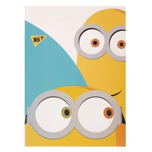 Corner folder A4 "YES" /491942/ "Minions", 3 shaped compartments (1/10/600)